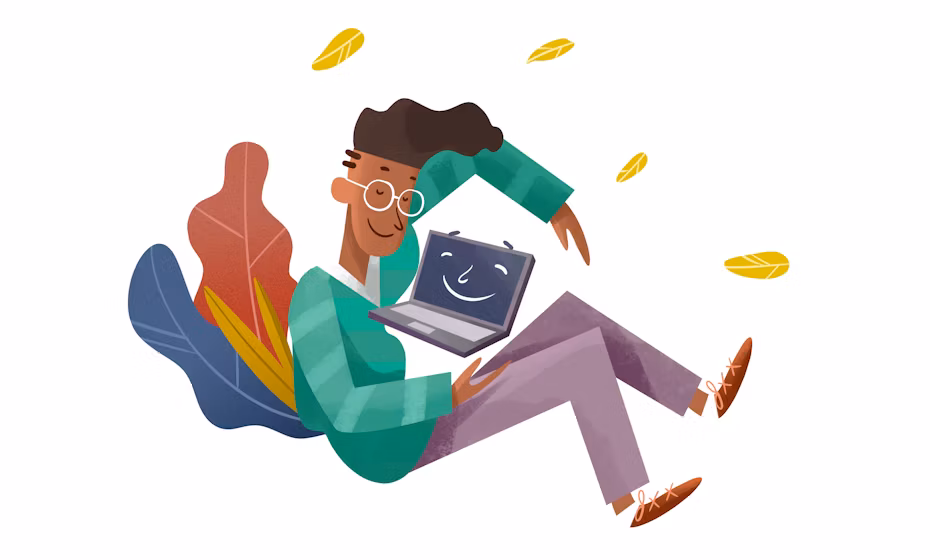 illustration pour un blog personnel